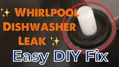 whirlpool dishwasher leaking water from bottom|5 Whirlpool Dishwasher Leaking From Bottom Center Fixes